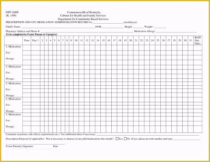 Medication Administration Record Template Free Of Medication Sheet Templates forteeuforicco