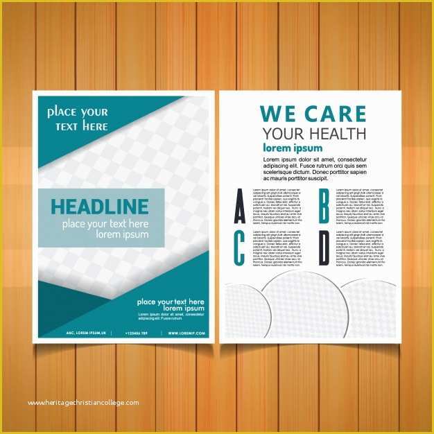 Medication Brochure Templates Free Of Medical Brochure Template Vector