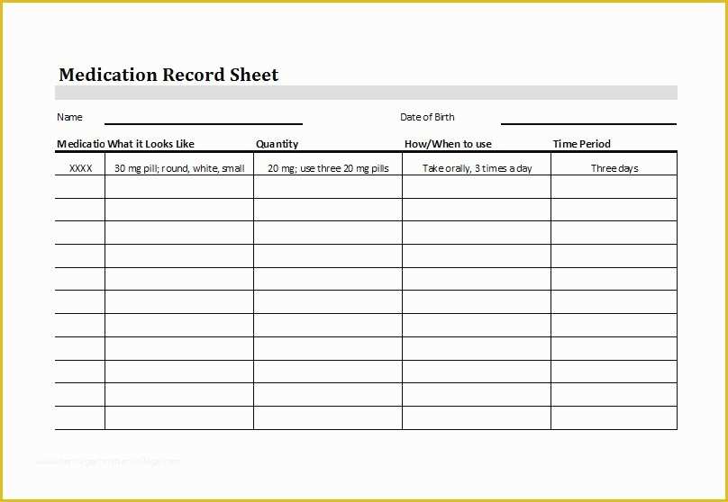 Medication List Template Free Download Of Medication List Template Download Debt List Spreadsheet