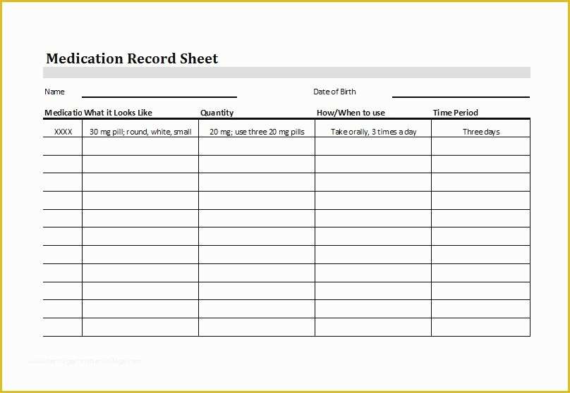 Medication List Template Free Download Of Medication List Template Download Debt List Spreadsheet