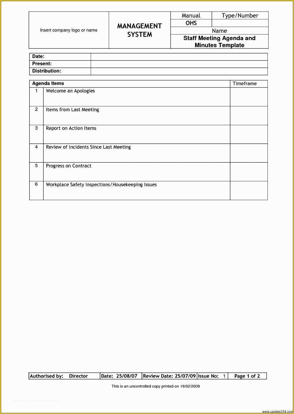 Meeting Agenda Template Free Of Business Meeting Agenda Template Doc Template Update234