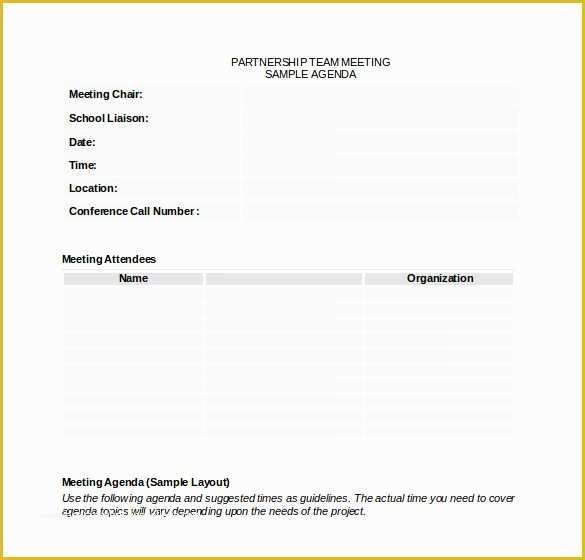Meeting Minutes Template Free Of 50 Meeting Agenda Templates Pdf Doc
