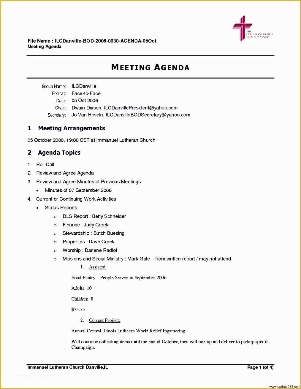 Meeting Minutes Template Free Of Free Business Meeting Agenda Template Template Update234
