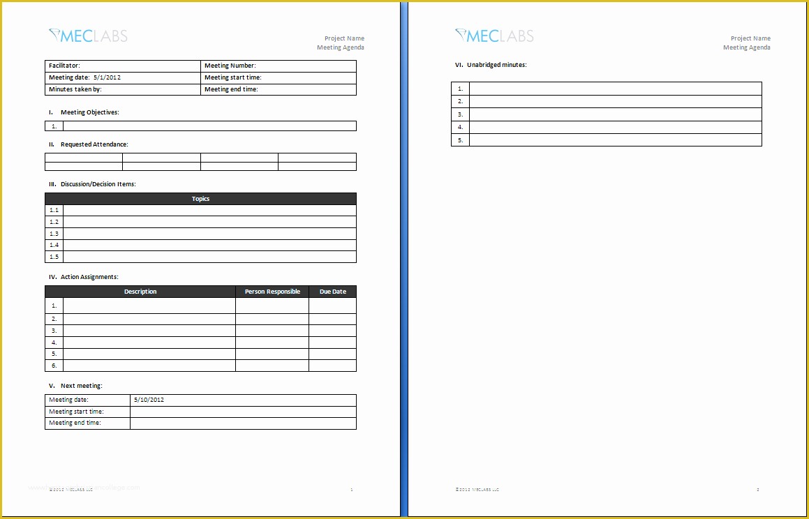 Meeting Minutes Template Free Of Informal Meeting Agenda Template Word Ms Fice How to