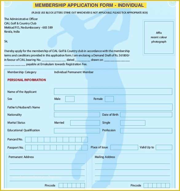 Membership Registration form Templates Free Of 15 Sample Club Application Templates Pdf Doc