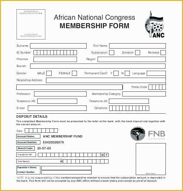 Membership Registration form Templates Free Of social Club Membership Application form Template Sample