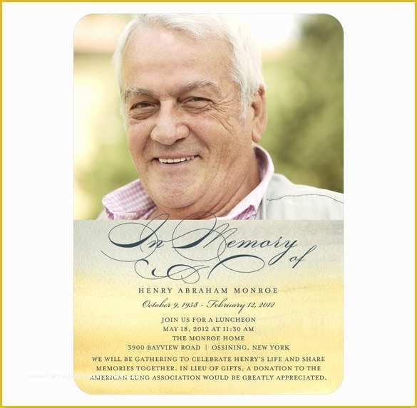 Memorial Cards for Funeral Template Free Of 21 Obituary Card Templates – Free Printable Word Excel