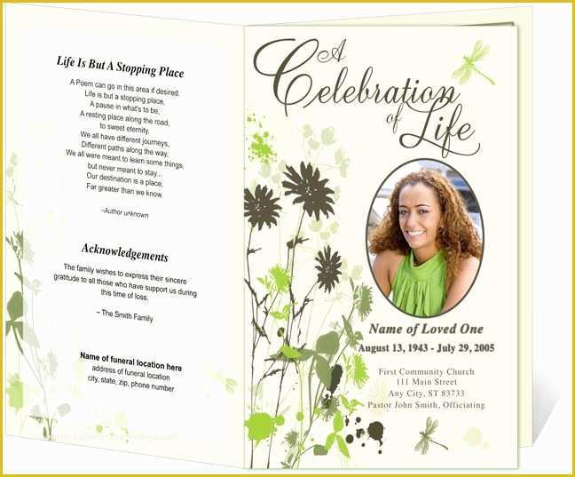 Memorial Service Template Free Of Best 25 Memorial Service Program Ideas On Pinterest