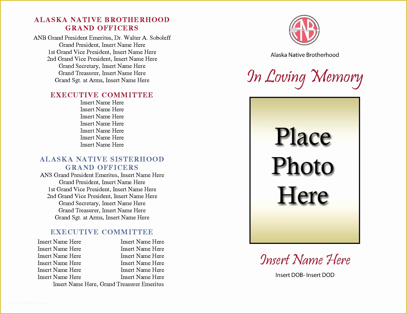 Memorial Service Template Free Of Free Memorial Service Program Portablegasgrillweber