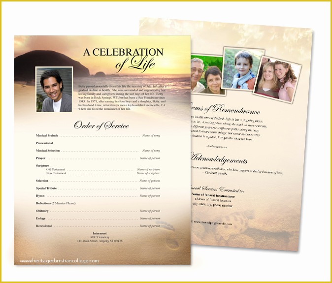 Memorial Service Template Free Of Memorial Service Flyer Template New Showroom E Stop