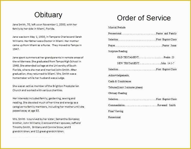 Memorial Service Template Free Of the Funeral Memorial Program Blog Free Funeral Program