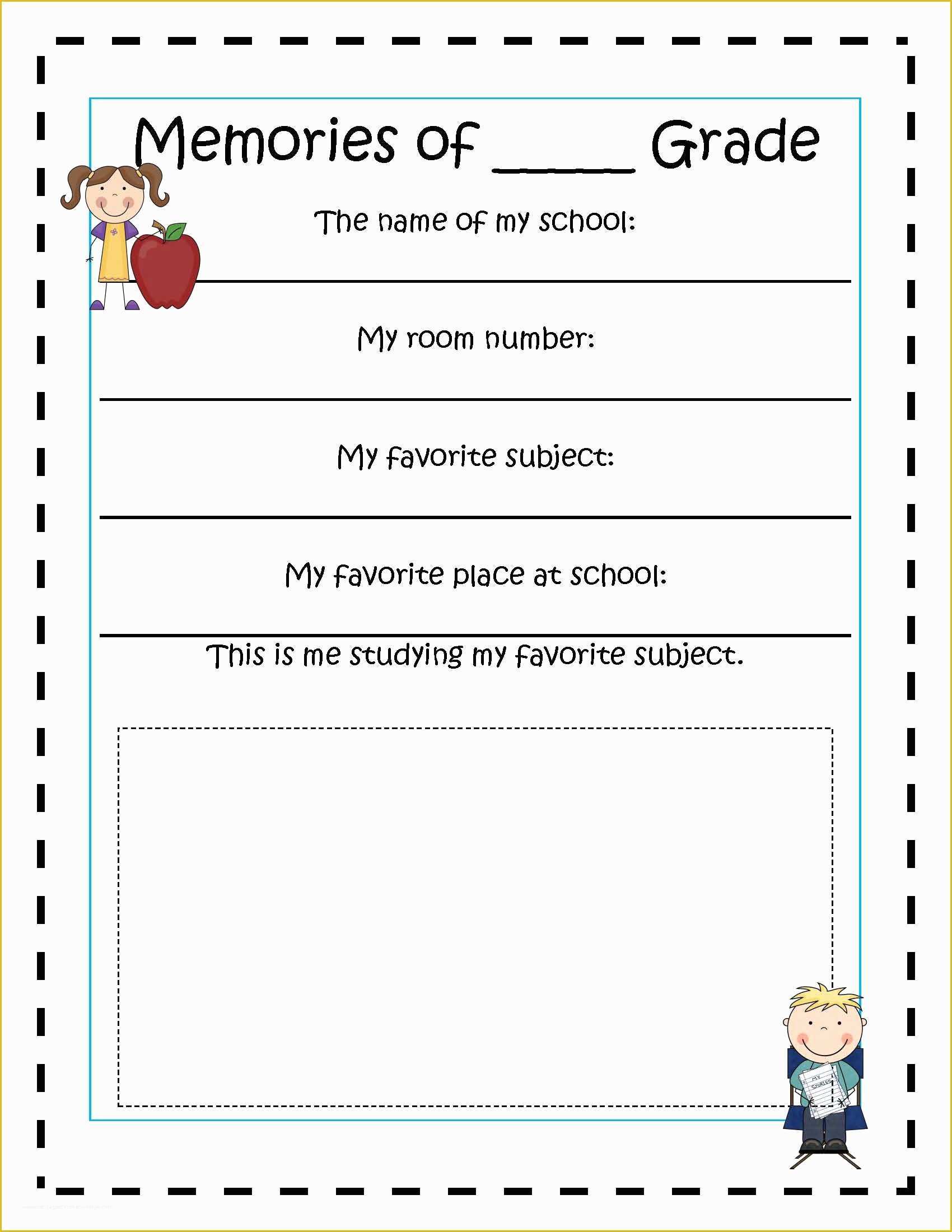 Memory Book Templates Free Of 7 Best Of Memory Book Printables for Adults