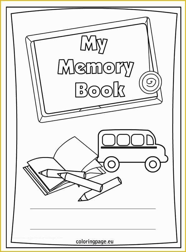Memory Book Templates Free Of End Of the School Year – My Memory Book