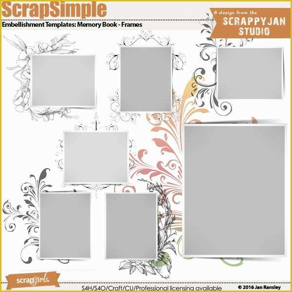 Memory Book Templates Free Of Scrapsimple tools Brushes Memory Book