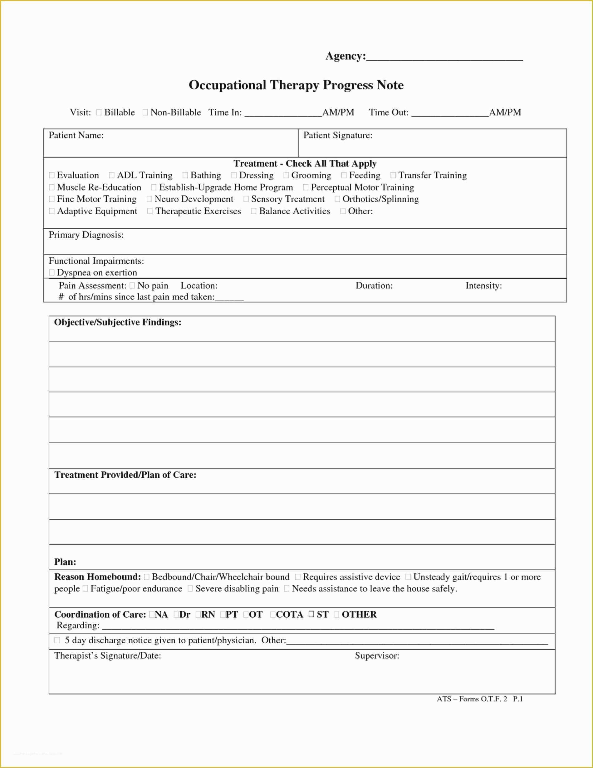 Mental Health Progress Note Template Free Of Case Notes Template