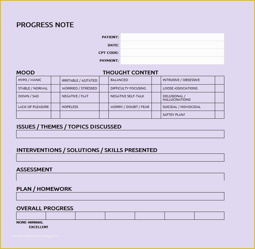 Mental Health Progress Note Template Free Of Sample Physician Progress Note Template to Pin On