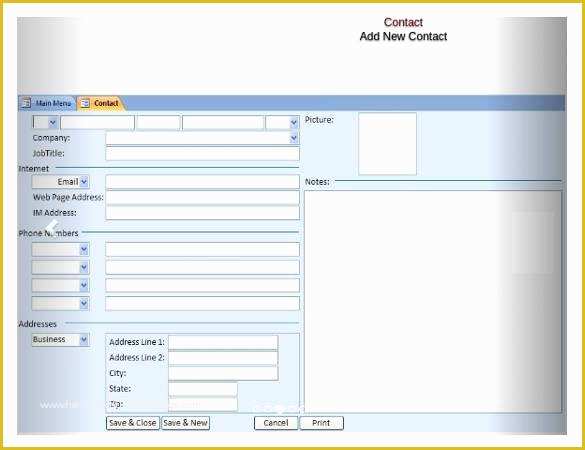 Microsoft Access Employee Training Database Template Free Of 18 Free Access Database Template