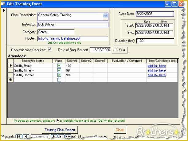 Microsoft Access Employee Training Database Template Free Of Database software and Applications Microsoft Access