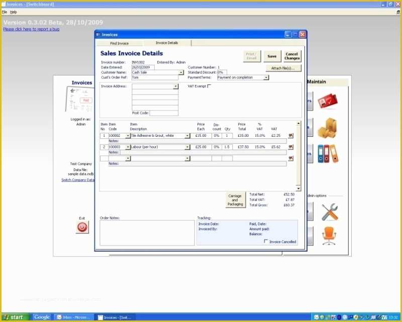 Microsoft Access Invoice Database Template Free Of Access Need Basic Invoice
