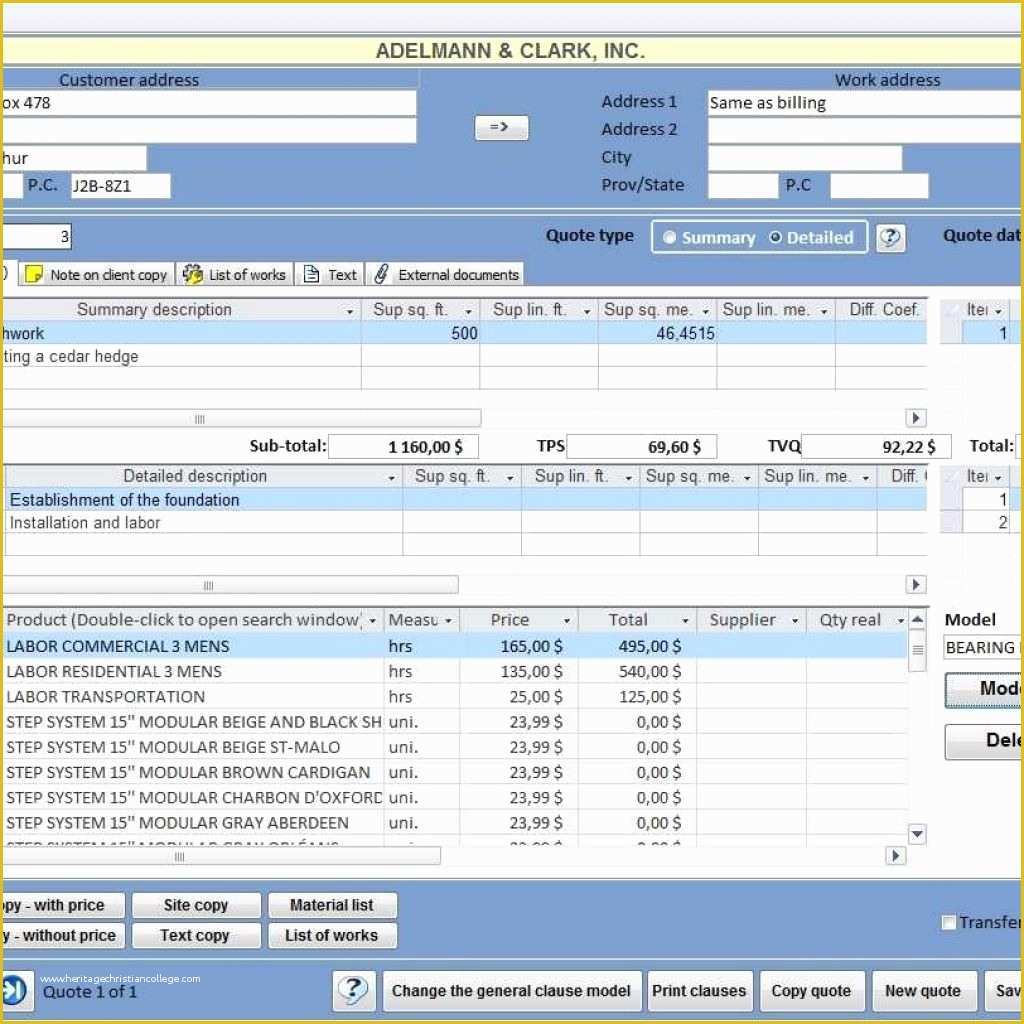 Microsoft Access Invoice Database Template