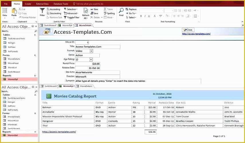 Microsoft Access Invoice Database Template Free Of Microsoft Access Invoice Template – thedailyrover