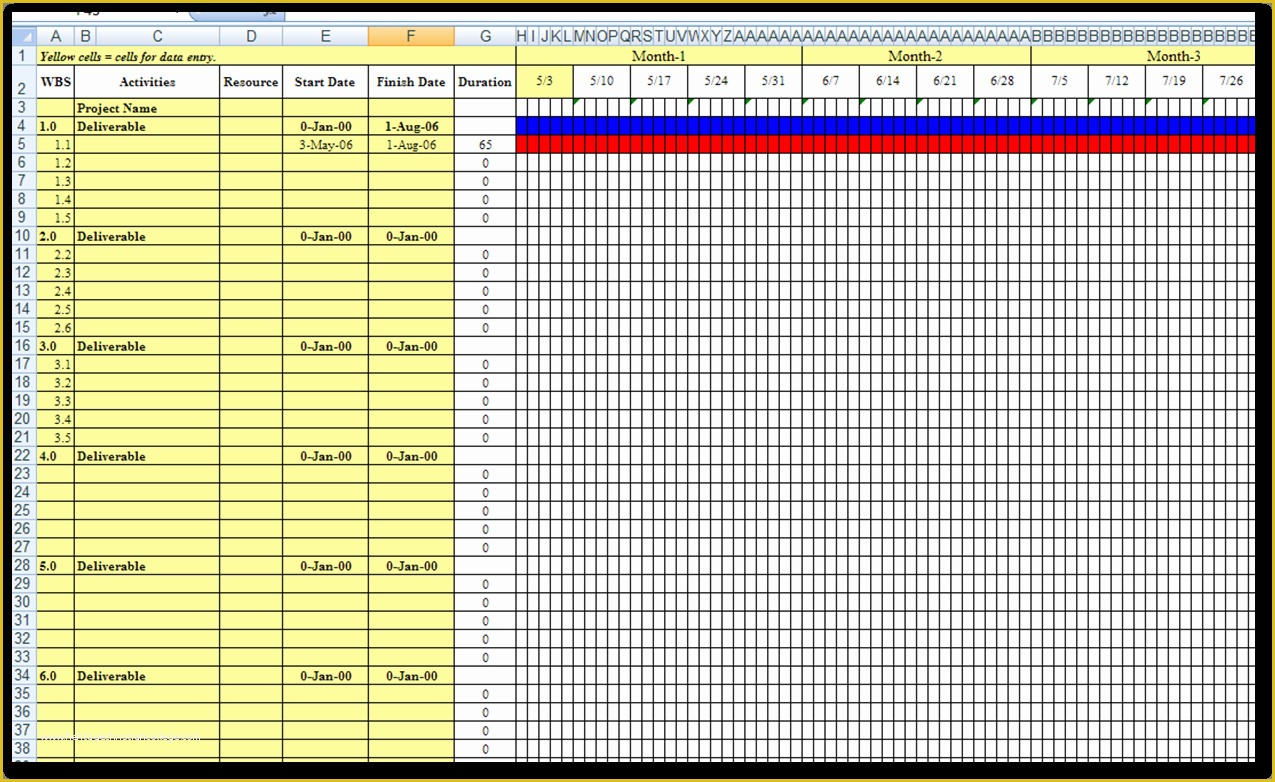 Microsoft Excel Gantt Chart Template Free Download Of Download Gantt Chart Excel Xls