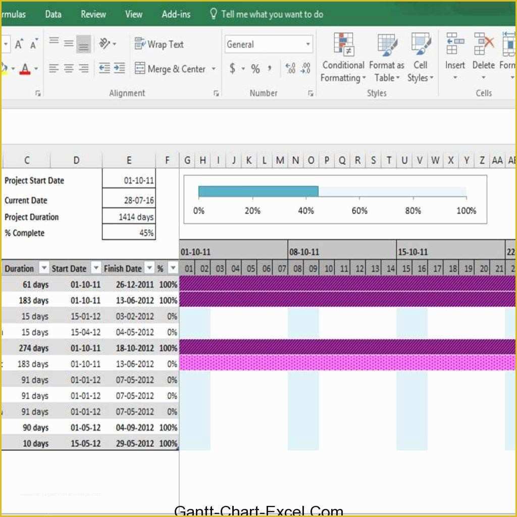 Microsoft Excel Gantt Chart Template Free Download Of Excel Project Gantt Chart Template Free Gallery