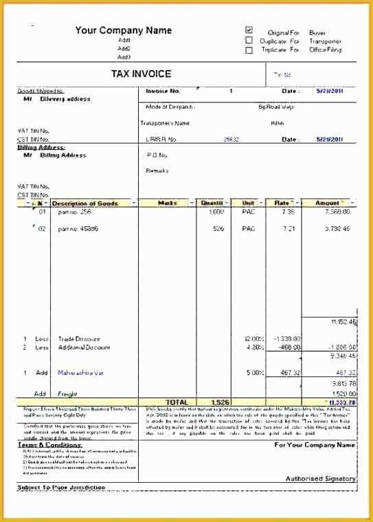Microsoft Invoice Template Free Download Of 9 Microsoft Excel Invoice Template Free Download