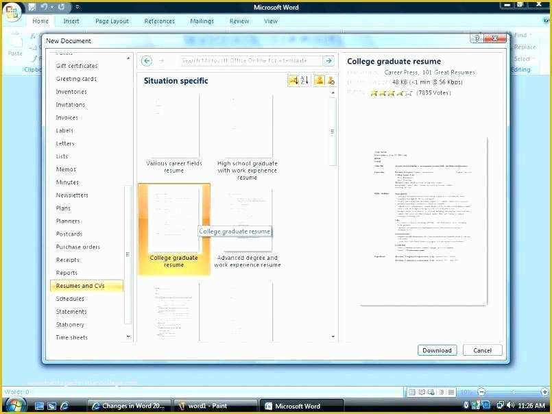 Microsoft Office 2007 Resume Templates Free Download Of Fice 2007 Resume Template Resume Template Word 2007