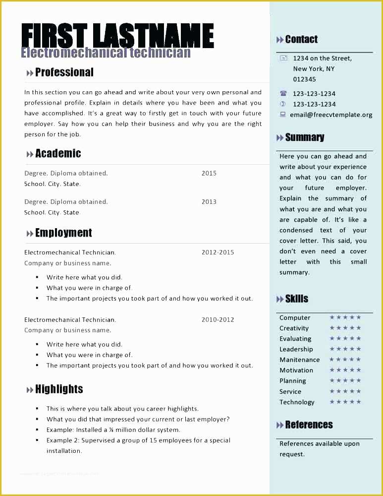 Microsoft Office 2007 Resume Templates Free Download Of Microsoft Fice Resume Templates 2007