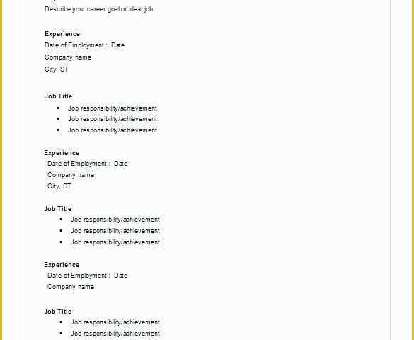 Microsoft Office 2007 Resume Templates Free Download Of Resume Microsoft Template – thesocialsubmit