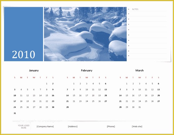 Microsoft Office 2010 Templates Downloads Free Of Download 2010 Calendar Templates for Microsoft Fice 2007