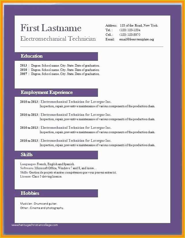 Microsoft Office 2010 Templates Downloads Free Of Template Microsoft Fice Resume 2010 Templates