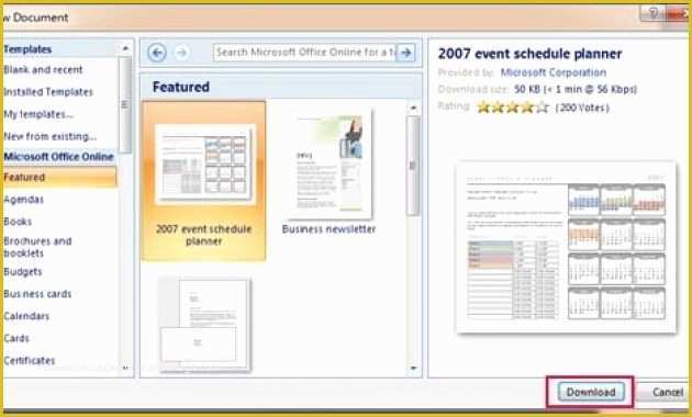 Microsoft Office 2010 Templates Downloads Free Of where to Save Download and Install Template In Word 2007