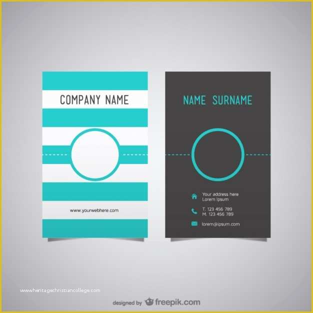Microsoft Office Business Card Templates Free Of 20 Free Business Card Design Templates From Freepik