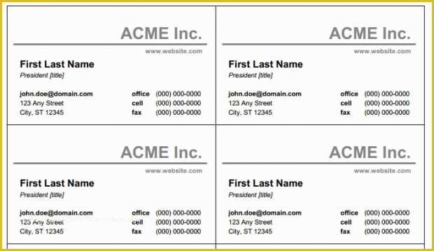Microsoft Office Business Card Templates Free Of Business Cards Templates Microsoft Word Microsoft Office