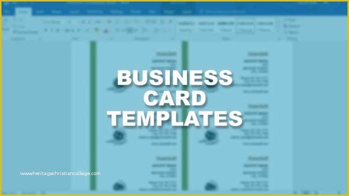 Microsoft Office Business Card Templates Free Of Microsoft Word 2016 Essential Training