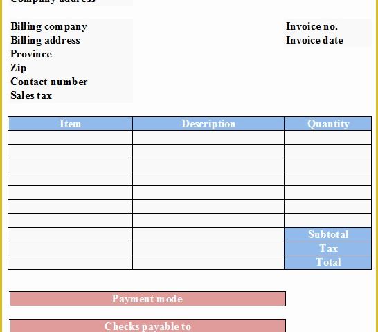 Microsoft Office Free Invoice Template Of 15 Microsoft Office Invoice Template