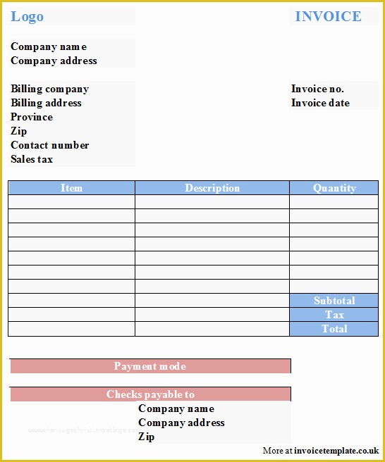 54 Microsoft Office Free Invoice Template