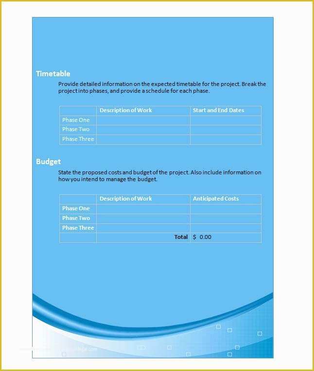 Microsoft Office Proposal Templates Free Of Free Proposal Template 5