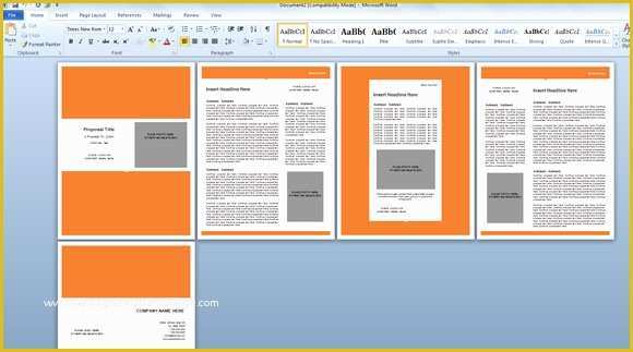 Microsoft Office Proposal Templates Free Of Modern Proposal Template for Microsoft Word