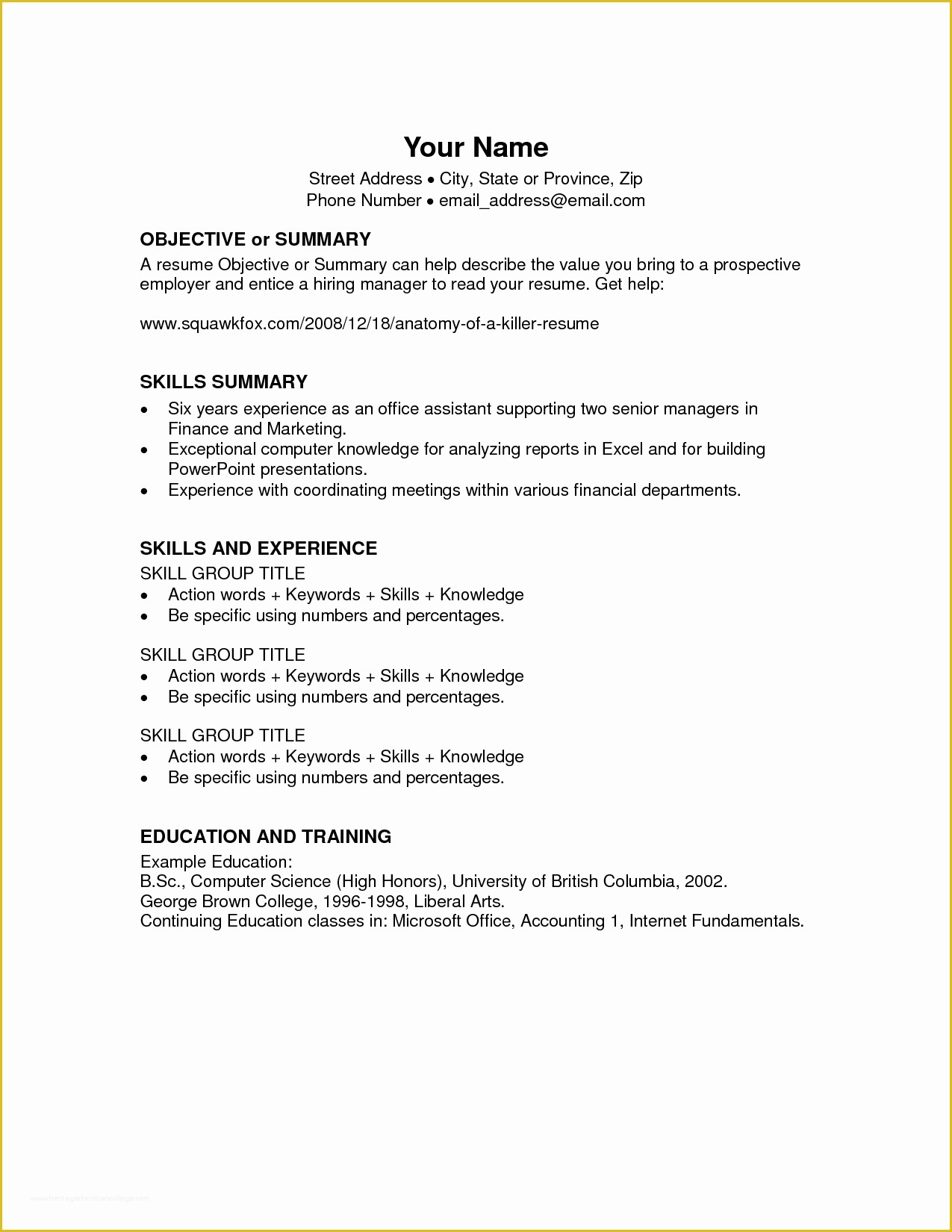 Microsoft Office Resume Templates Free Of Microsoft Fice Resume Templates