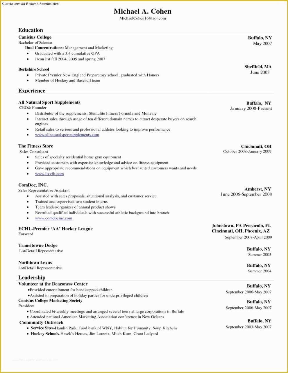 Microsoft Office Resume Templates Free Of Microsoft Word 2010 Resume Template Download Free