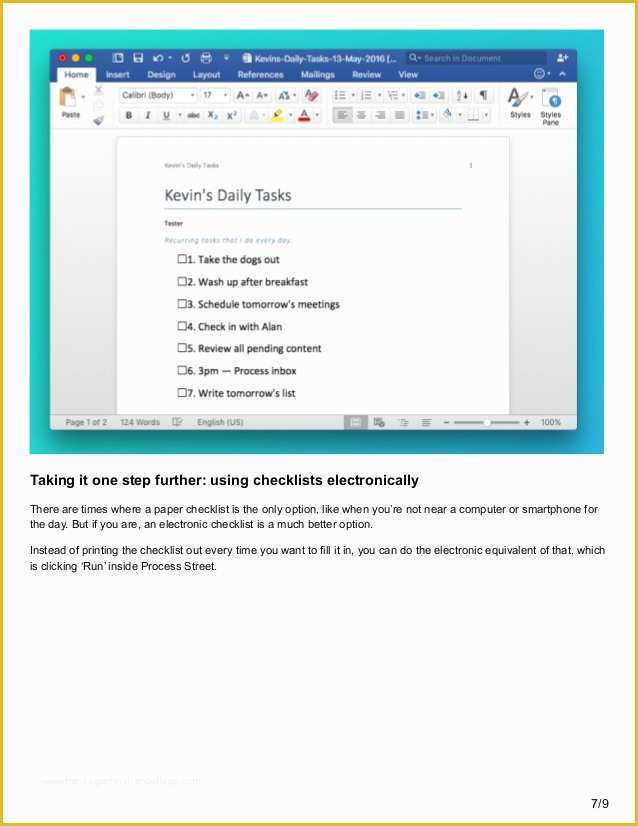 Microsoft Office Word Templates Free Download Of Download Your Free Microsoft Word Checklist Template
