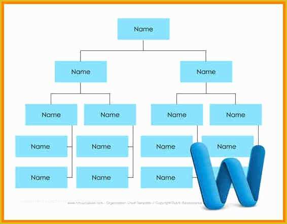 Microsoft organizational Chart Template Free Of 15 organizational Chart Template Word