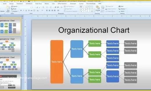 Microsoft organizational Chart Template Free Of Free org Chart Powerpoint Template for organizational