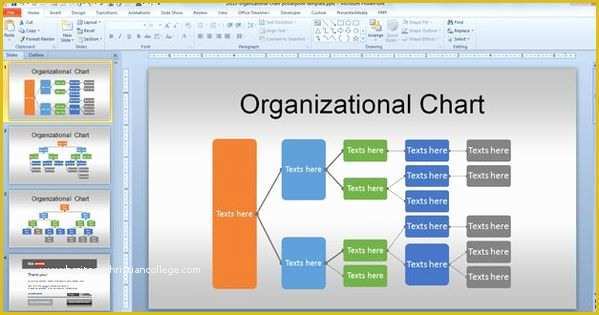 Microsoft organizational Chart Template Free Of Free org Chart Powerpoint Template for organizational