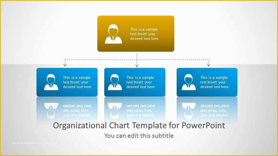 Microsoft organizational Chart Template Free Of org Chart Template for Powerpoint Slidemodel