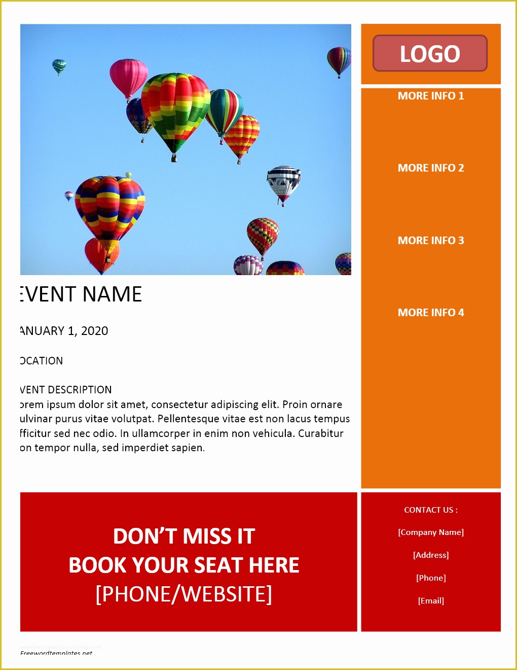 Microsoft Poster Template Free Download Of Blank Brochure Template Word