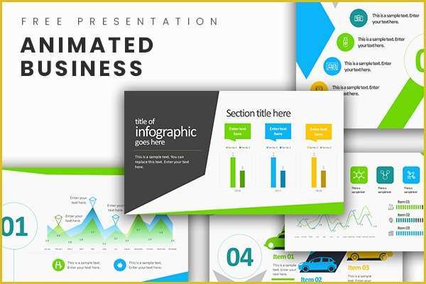 Microsoft Powerpoint Infographic Templates Free Of Animated Business Infographics Free Powerpoint Template
